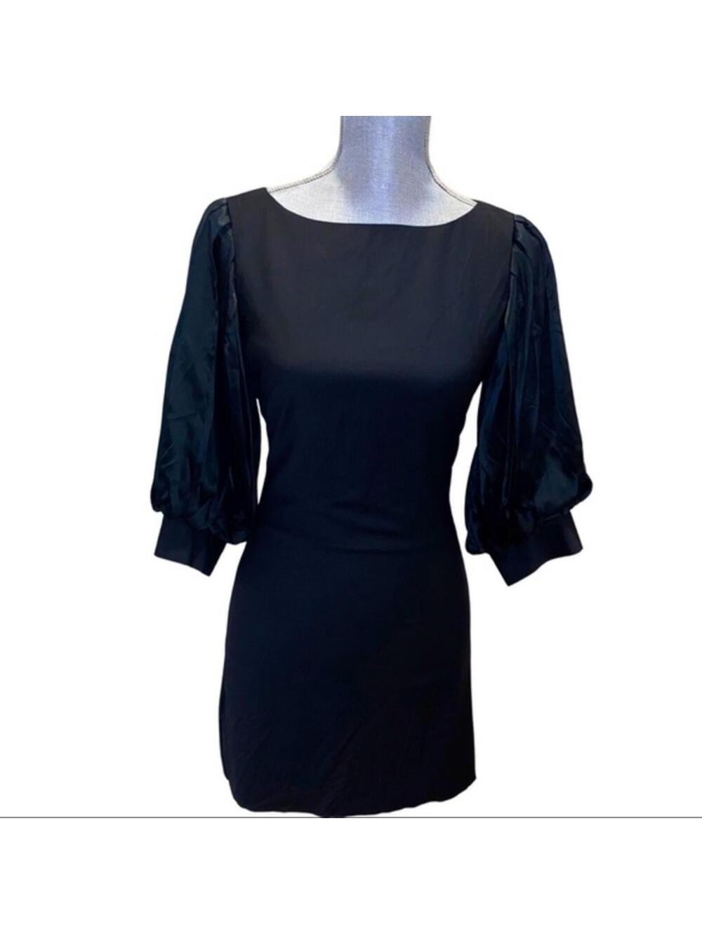 Bebe Puff Sleeve Dress Size XS